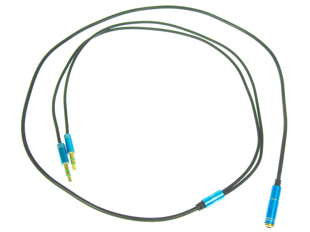 オーディオスプリッター 匿名配送❣️3.5mmオーディオケーブルスプリッター Amazon | SC-1 ANE イヤホンスプリッター オーディオ分配ケーブル 1m